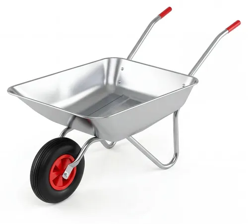 Schwerlast-Gartenwagen mit 136 kg Tragkraft und 62,5 l Ladefläche