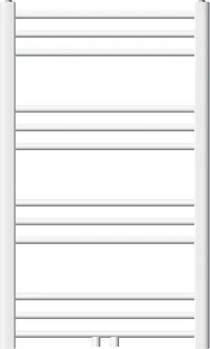 ECD Germany Badheizkörper 600 x 800 mm - Weiß - Design Heizkörper - Handtuchwärmer mit vielseitiger Funktionalität: Bietet angenehme Wärme und trocknet gleichzeitig Handtücher. Hochwertige Verarbeitung für lange Lebensdauer und einfache Reinigung.