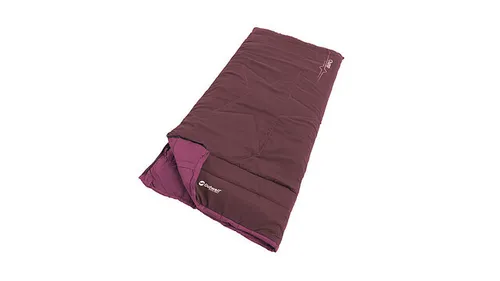 Outwell Champ Kids Deep Red L - Kinderschlafsack - Schlafsäcke für Kinder, aus 100 % Polyester, warm und bequem für ruhige Nächte beim Camping oder im Freien.