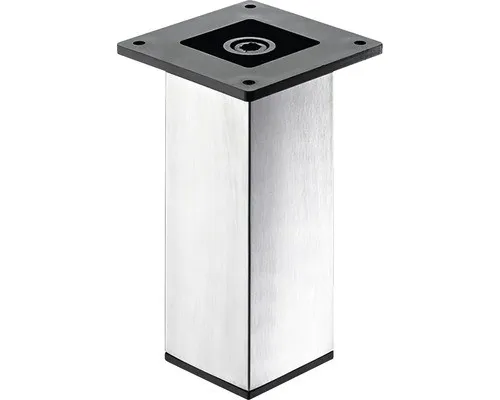 Design Möbelfuß Aryta Edelstahlfinish 50x50x150 mm bis 50 kg