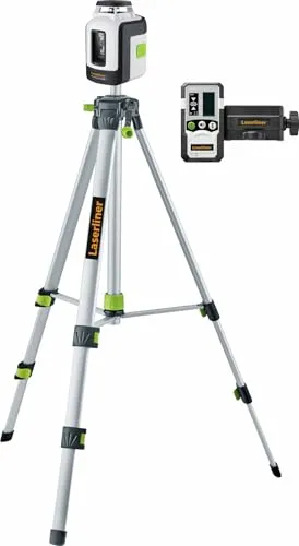 Laserliner SmartLine-Laser G360 Set 150cm - Messgeräte: 360°-Linienlaser mit horizontalem Laserkreis und vertikaler Laserlinie für präzises Ausrichten von Gegenständen.