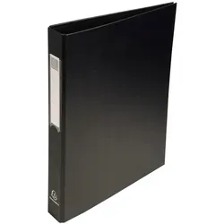 Exacompta Ringbuch aus festem Karton 1,8mm PP kaschiert, 4 Ringe 25mm rund am hinteren Deckel befestigt, Rücken 40mm, 32x25,5cm für DIN A4