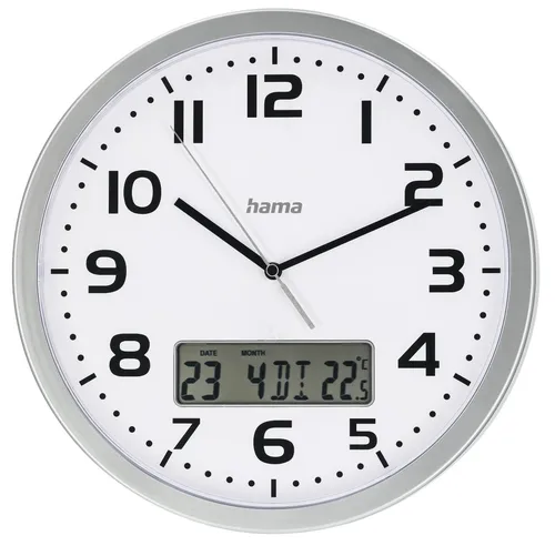 Hama Wanduhr Moorea in silber von Hama