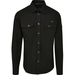 Brandit Men Slim Shirt Hemd schwarz 7XL - Herren-Freizeithemden im SlimFit mit Used-Waschung, aus robustem Baumwollstoff, perfekt für lässige Denim-Outfits und ideal für den urbanen Look.