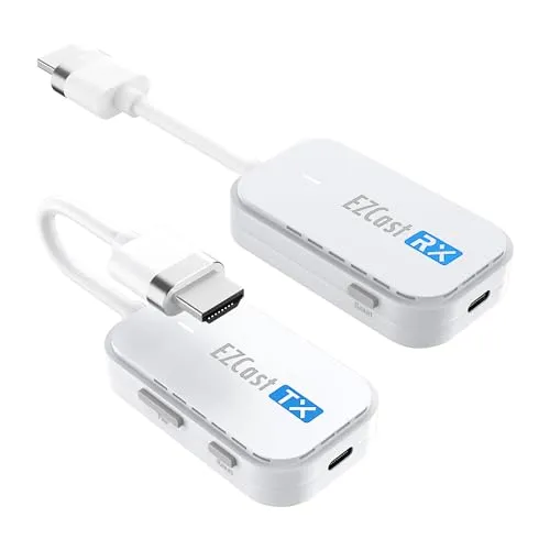 EZCAST Pocket Wireless HDMI Sender und Empfänger zum Spiegeln von StreamingVideo/Audio von PC, Laptop, Projektor