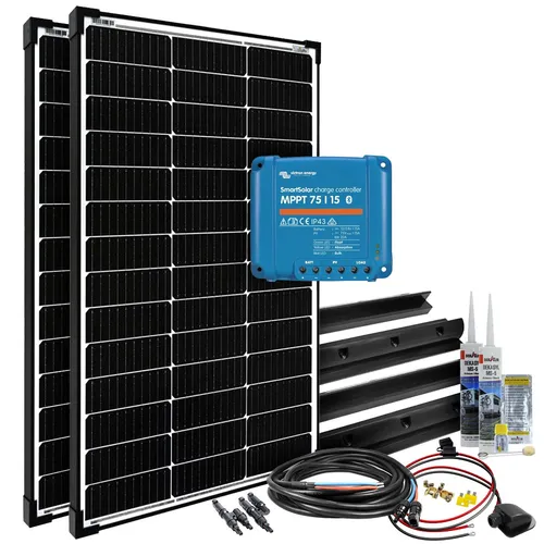 200W 12V MPPT Caravan Solaranlage Offgridtec mPremium+ L