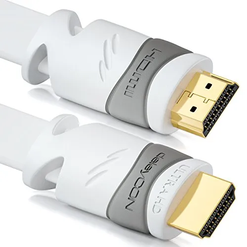 deleyCON 5m Flaches HDMI Kabel von deleyCON