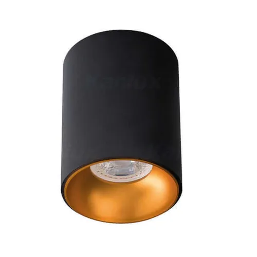 Kanlux RITI 27571 Anbauleuchte GU10 schwarz, gold von Kanlux