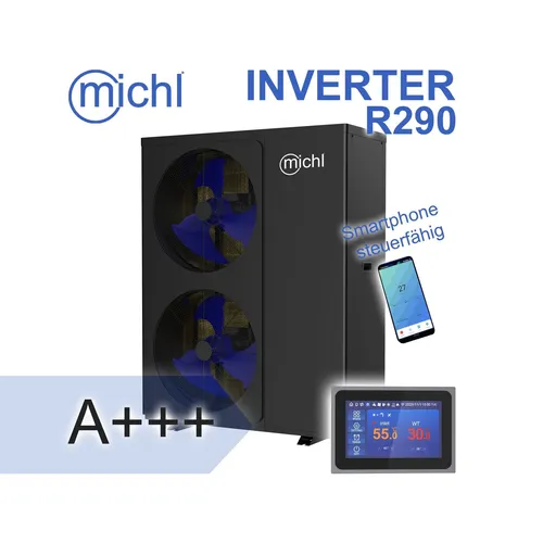 Michl Luft-Wasser Wärmepumpe Monoblock Inverter SMP4/V2 R290 7,2-18,2 kW