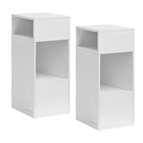Nachttische Weiß von SONGMICS HOME