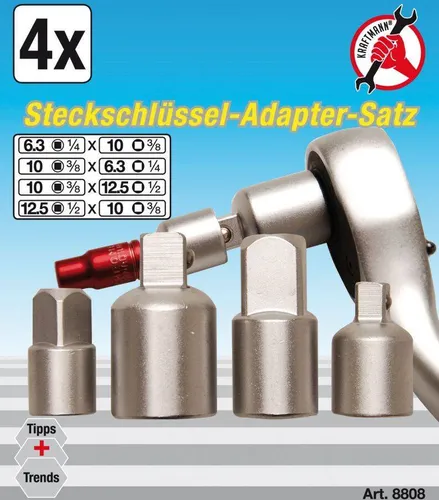 KRAFTMANN 8808 Adaptersatz, 4-tlg.