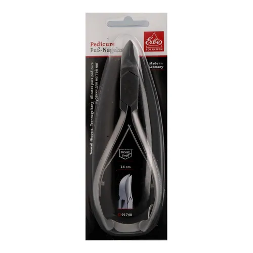 Erbe Solingen Hautscheren - Nagelzange 14,5cm - Nagelpflegeinstrumente: Hochwertige Fuß-Nagelzange mit rostfreier Klinge für präzise und hygienische Nagelpflege.