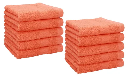 Betz Premium Seiftücher Set 10-teilig – 100% Baumwolle, 30×30 cm, blutorange - Praktisches 10-teiliges Set für tägliche Hygiene und Gäste. Hochwertige Seiftücher aus 100% Baumwolle, weich und saugstark – ideal für ein angenehmes Pflegeerlebnis. Pflegeleicht und langlebig für den täglichen Einsatz.