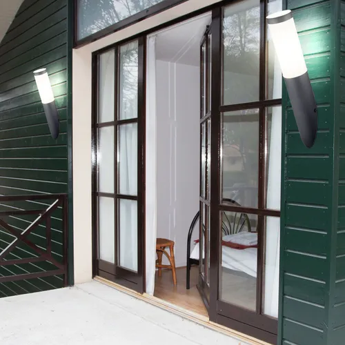 2er Set Wand Fackel Leuchte ANTHRHAZIT Balkon Beleuchtung Edelstahl Hof Lampen