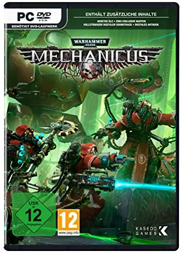 Warhammer 40.000: Mechanicus - Strategiespiel im Warhammer-Universum, steuern Sie die mächtigen Tech-Priests des Adeptus Mechanicus und verbessern Sie Ihre Ausrüstung für epische Kämpfe.