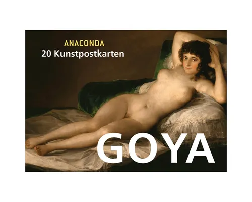 Anaconda Postkarte Postkartenbuch Francisco de Goya