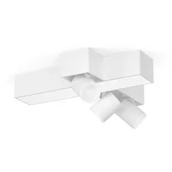 Philips Hue Centris Cross 3-er Spots 5.7W - vielseitige LED-Beleuchtung - Lampen mit 3 x 5,7W LED-Spots, 16 Millionen Farben und bis zu 15.000 Stunden Lebensdauer. Perfekt steuerbar über Bluetooth App für individuelle Lichtgestaltung.