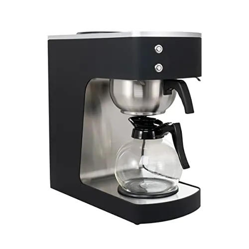 GastroHero Filterkaffeemaschine ECO 2 Liter - Kaffeemaschine für Büros & Gastronomie mit Edelstahl-Gehäuse, 100 Tassen/h und Warmhalteplatte für optimalen Kaffeegenuss.