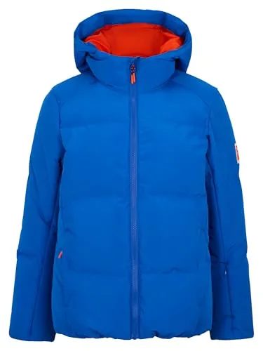 Ziener Kinder Awar-Z Jacke (Größe 152, blau) - Wetterfeste Skijacke für Kinder, ausgestattet mit fluffiger, teils recycelter Isolierung und sportlichem Design – perfekt für kalte Tage auf der Piste.