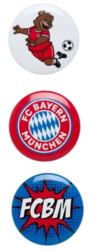 Original FCB FC Bayern München Kinder Button 3er-Set (Artikel-Nr. 32661)
