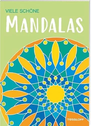 Viele schöne Mandalas / Malheft für Kinder ab 5 Jahre und Erwachsene / Mit edlem Spotlack auf dem Cover: 48 Motive zum Ausmalen und Entspannen für Groß und Klein (Malbücher und -blöcke)