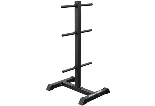 GORILLA SPORTS Hantelscheibenständer 6 Aufnahme - Fitness-Zubehör für 30mm Gewichtsscheiben, stabiler Stahl, platzsparend und ideal für dein Home Gym