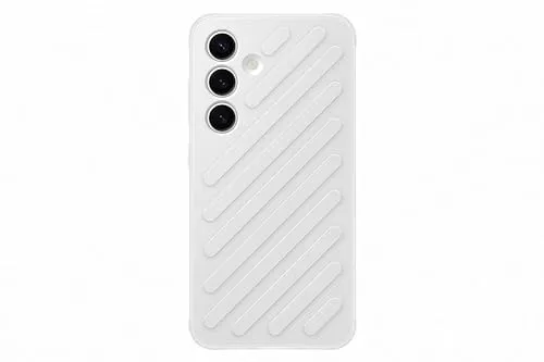 Samsung Designed for ITFIT Shield Case Smartphone Case GP-FPS921SAC, Galaxy S24, Handy-Hülle, Cover-Oberfläche, Elegantes Design, Robust, Light Gray