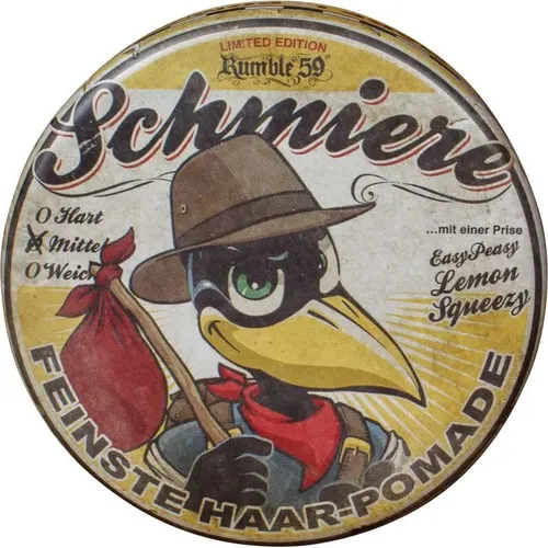 Rumble 59 Schmiere Pomade Limited Edition Greasy Lemon mittel 140 ml