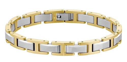 HUGO BOSS 1580793 Herren Edelstahl Bicolor Armband - Elegantes und modernes Armband aus massivem Edelstahl in Bicolor-Optik. Ideal für stilbewusste Männer, die Wert auf Qualität und Design legen.