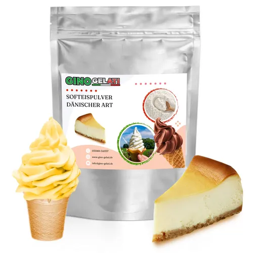 Gino Gelati Käsekuchen Dänisches Softeis Pulver 1kg