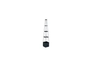 Floraworld Tomatenpflanzturm mit Kasten 150 cm anthrazit FW