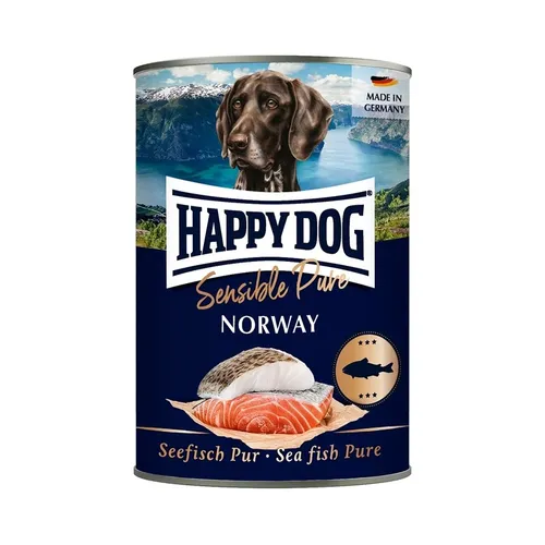 Happy Dog Dose Sensible Pure Norway Seefisch 400g x 6