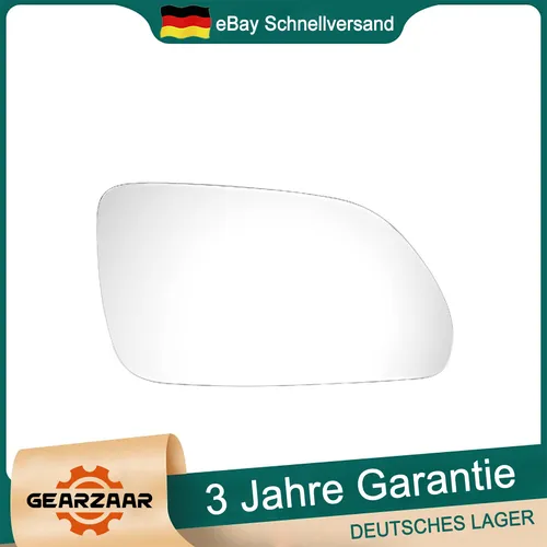 Spiegelglas Außenspiegel heizbar konvex rechts für VW Polo 9N 9N3 05-09 1