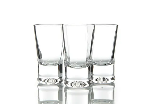 BigDean 12er Set Schnapsgläser 2cl - robuste + hochwertige Shotgläser aus Glas - spülmaschinenfest lebensmittelecht - standfest gegen Umkippen