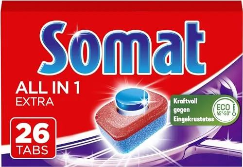Somat All in 1 Extra Spülmaschinen Tabs (26 Tabs)