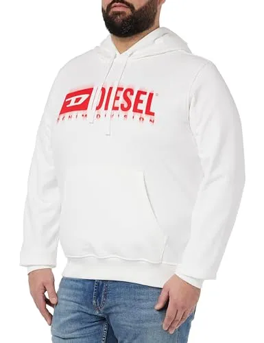 Diesel_S-Ginn-Hood-L5 Felpa_Sweatshirt_Weiß_XL von Diesel
