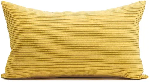 Gözze Dekokissen Capri Cord in gelb von Gözze