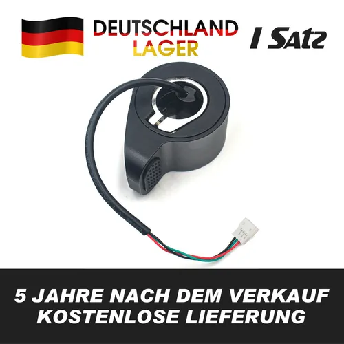 Gashebel Ersatz Daumengas Xiaomi Mi 1s Pro2 Mi3 für eScooter Schwarz NEU DE