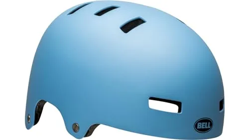 Bell Local Matte Blue M Fahrradhelm - Fahrradhelm mit ABS-Hartschale und 10 Lüftungslöchern, ideal für Dirt Jump und BMX, leicht mit nur 437 g (Größe M) für optimalen Tragekomfort.