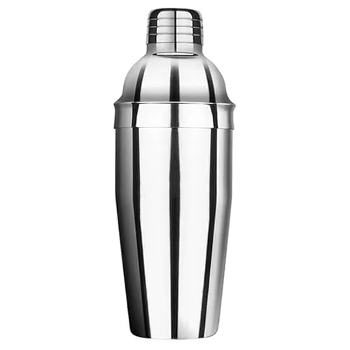 Cocktail-Set 25 oz / 750 ml, Edelstahl Cocktail-Shaker mit Sieb und Messbecher, 25-teilig