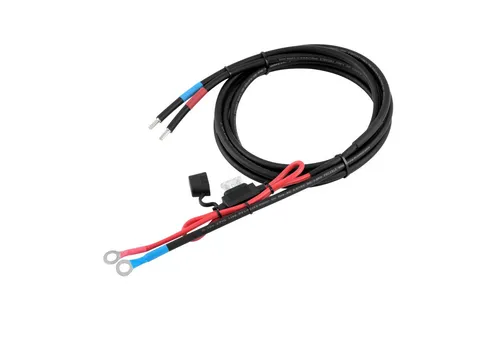 enjoy solar Profi-Batteriekabel 1m/3m 6mm², mit 10A/15A/25A/30A Sicherung Batteriekabel, mit M8 Ringösen, Batterie zu Laderegler