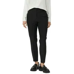 s.Oliver BLACK LABEL Stoffhose mit schmalem Bein - Elegante Stoffhose in Schwarz, aus pflegeleichtem Viskose-Stretch gefertigt. Ideal für den Alltag und vielseitig kombinierbar. Größe 38, schmale Passform für einen modernen Look.