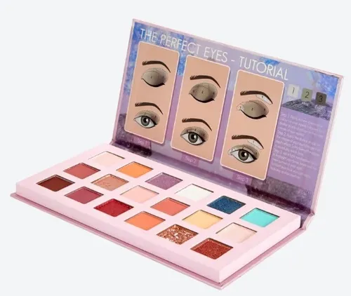Fab Factory 18-Farben-Lidschattenpalette (matt und glitzernd)
