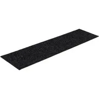 vidaXL Selbstklebende Treppenmatten 15 Stk. Rechteckig 76x20cm Schwarz - Fußmatten, rutschfest und geräuschdämpfend für mehr Sicherheit und Komfort auf Ihrer Treppe. Waschbar und einfach anzubringen dank Selbstklebepunkten.