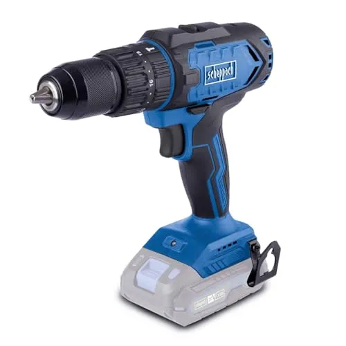 Scheppach Akku-Schlagbohrmaschine C-CD45-X 20V – 3in1 Funktion - Akkuschrauber mit 3in1-Funktion: Bohren, Schlagbohren, Schrauben. Hohe Leistung mit 45 Nm Drehmoment und praktischer LED-Arbeitsleuchte für optimale Ausleuchtung.