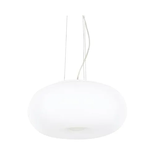 Ulisse SP3 D42 Hängeleuchte aus mundgeblasenem Opalglas von Ideal Lux