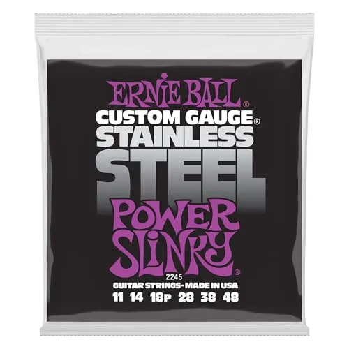 Ernie Ball 2245 Stainless Power E-Gitarren Saiten Set