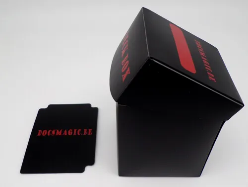 Docsmagic.de Deck Box Big (100+) Black + Card Divider