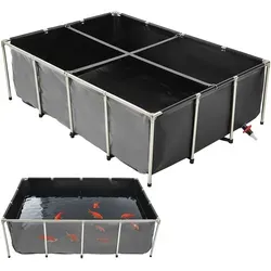 VEVOR Fischteich Segeltuch Koi-Aquarium 1781,3L von Vevor