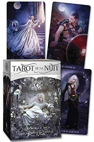 Tarot de la Nuit von Carole-Anne Eschenazi - Faszinierendes Tarot-Set für spirituelle Entdeckungen, ideal für Einsteiger und erfahrene Tarot-Leser.